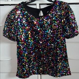 Sequin Multicolor kids Top
